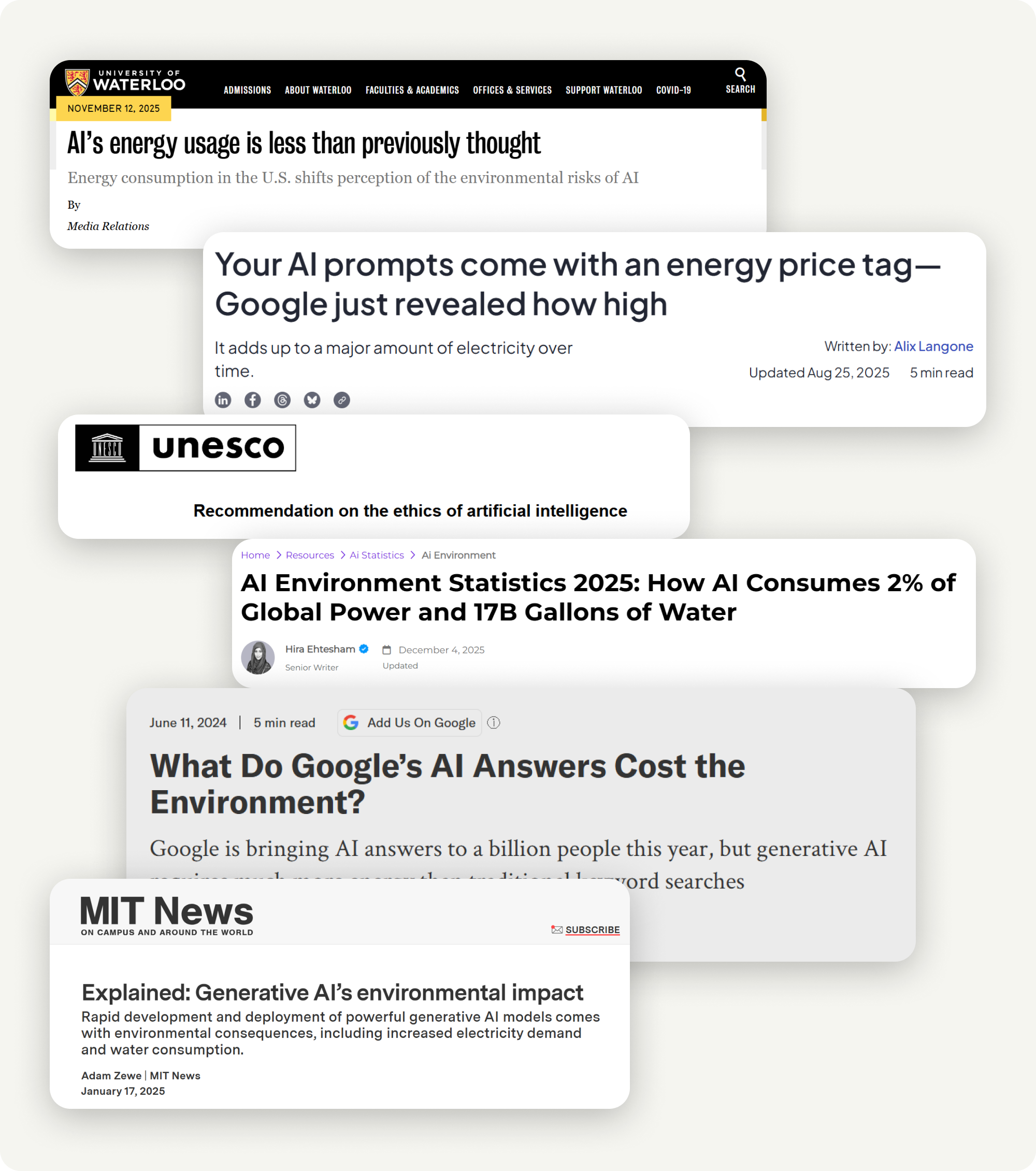 A few of the secondary sources used for research