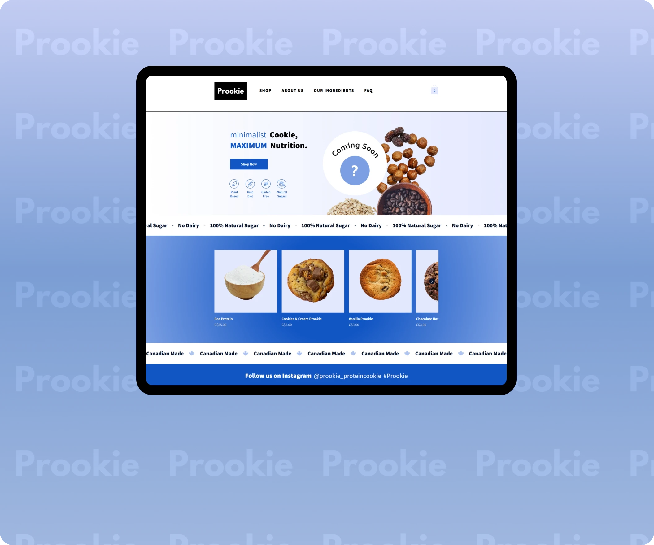 Prookie Website Re-Design